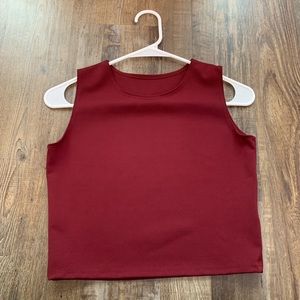 Two tight crop tank tops